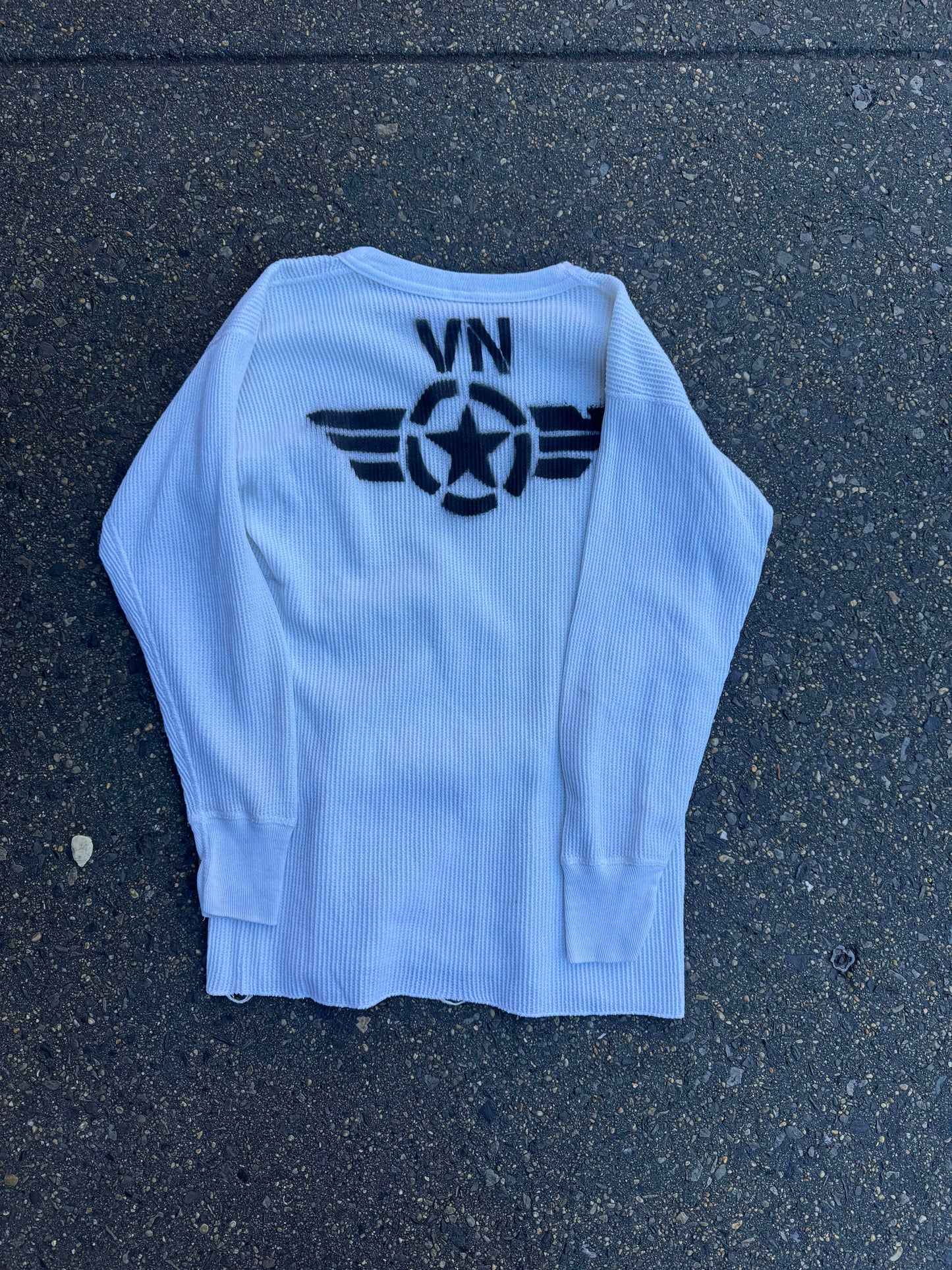 70's Waffle cotton military thermal