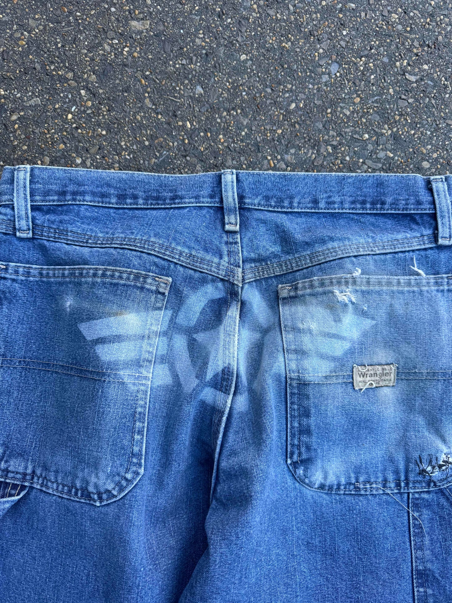90's Stenciled Wrangler denim