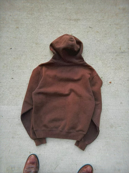 WMU vintage bleach stained hoodie