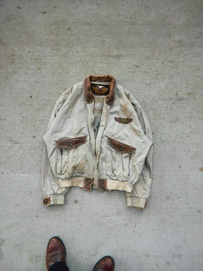 Harley Davidson khaki jacket