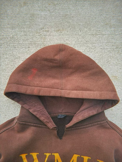 WMU vintage bleach stained hoodie