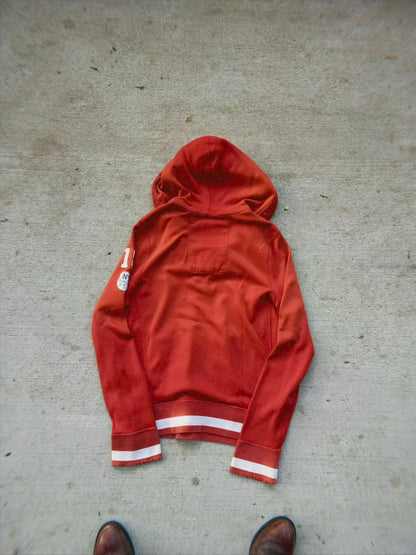 A&F Vintage track style quarter zip hoodie