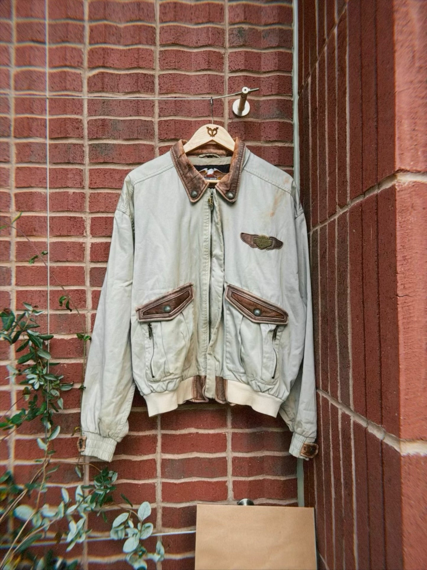 Harley Davidson khaki jacket