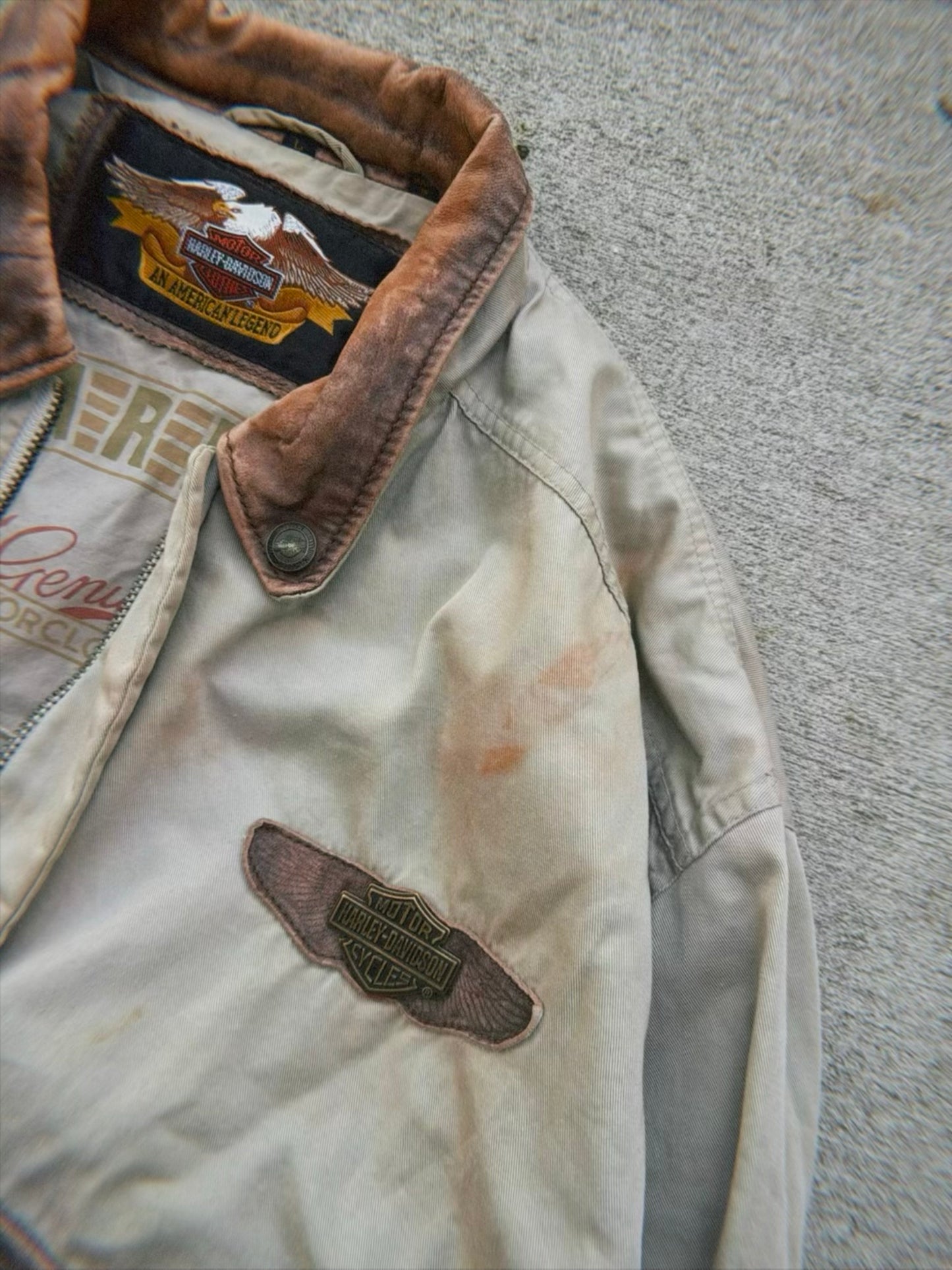 Harley Davidson khaki jacket