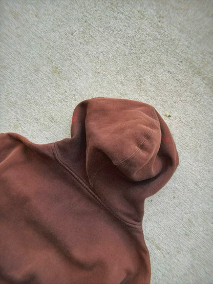 WMU vintage bleach stained hoodie