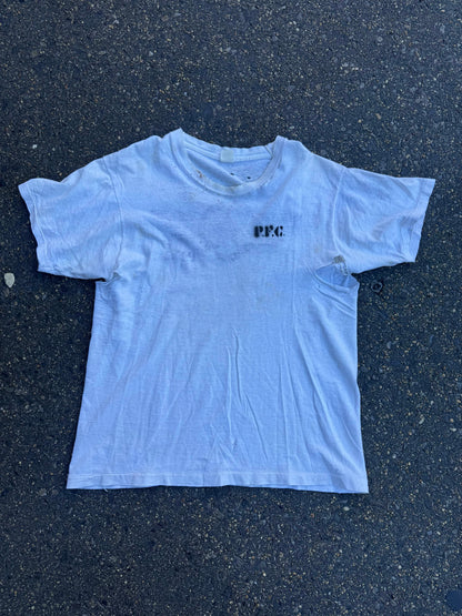 Stenciled 50's distressed tee