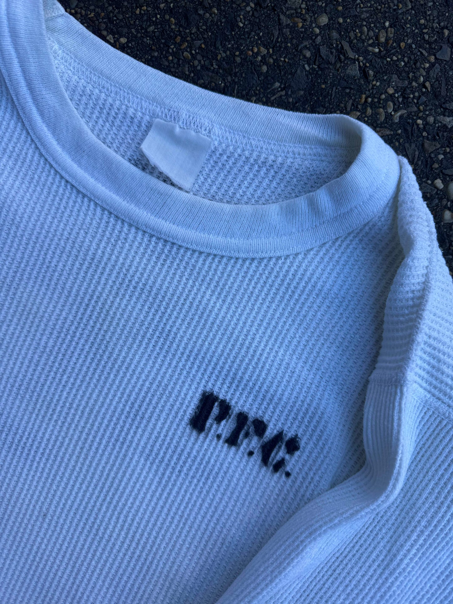 70's Waffle cotton military thermal