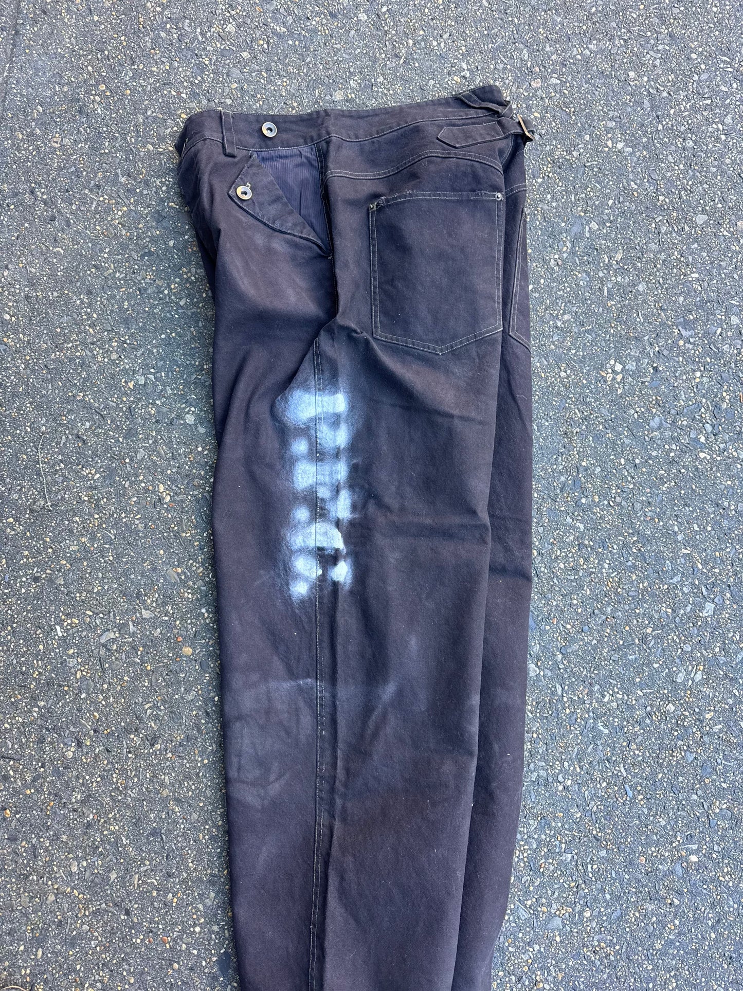 Overdyed potters pants