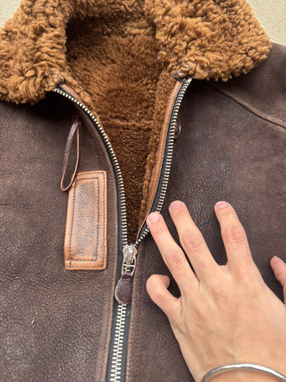 Sheepskin / Wool flight jacket