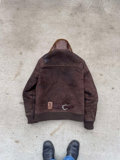 Sheepskin / Wool flight jacket
