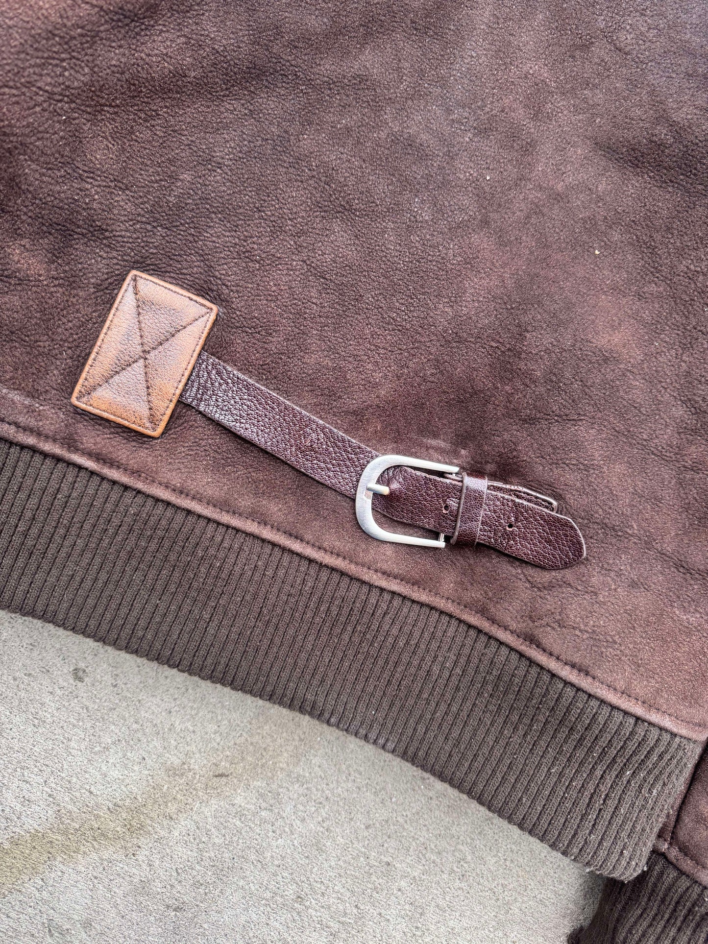 Sheepskin / Wool flight jacket