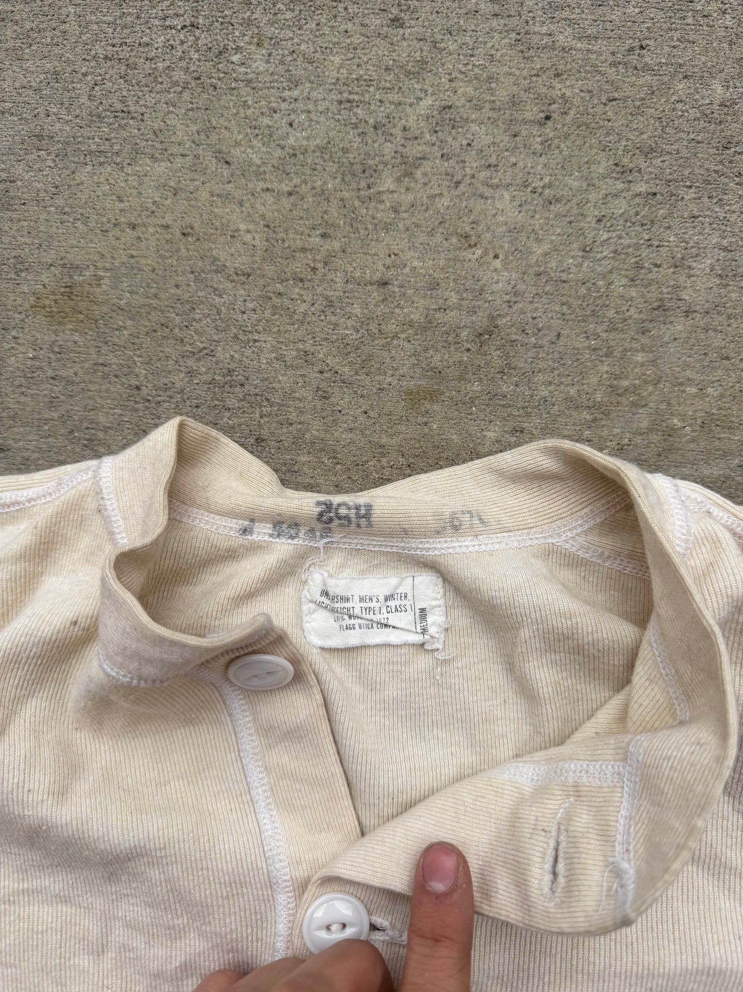 70's Military Issue Henley