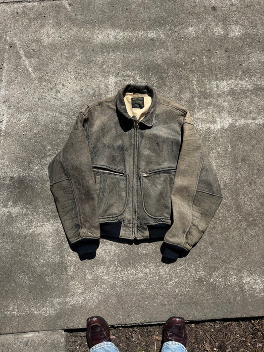 AVIREX X VN Leather bomber