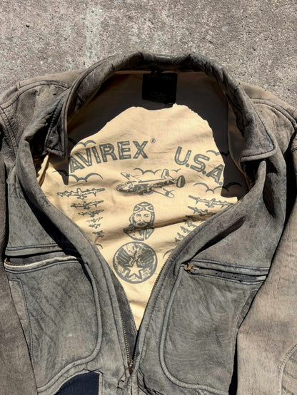 AVIREX X VN Leather bomber