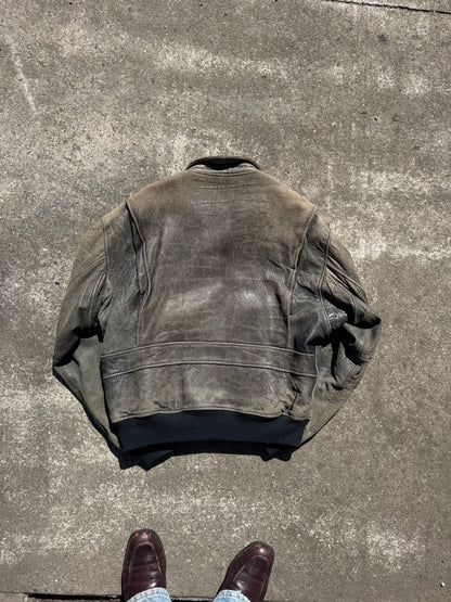 AVIREX X VN Leather bomber