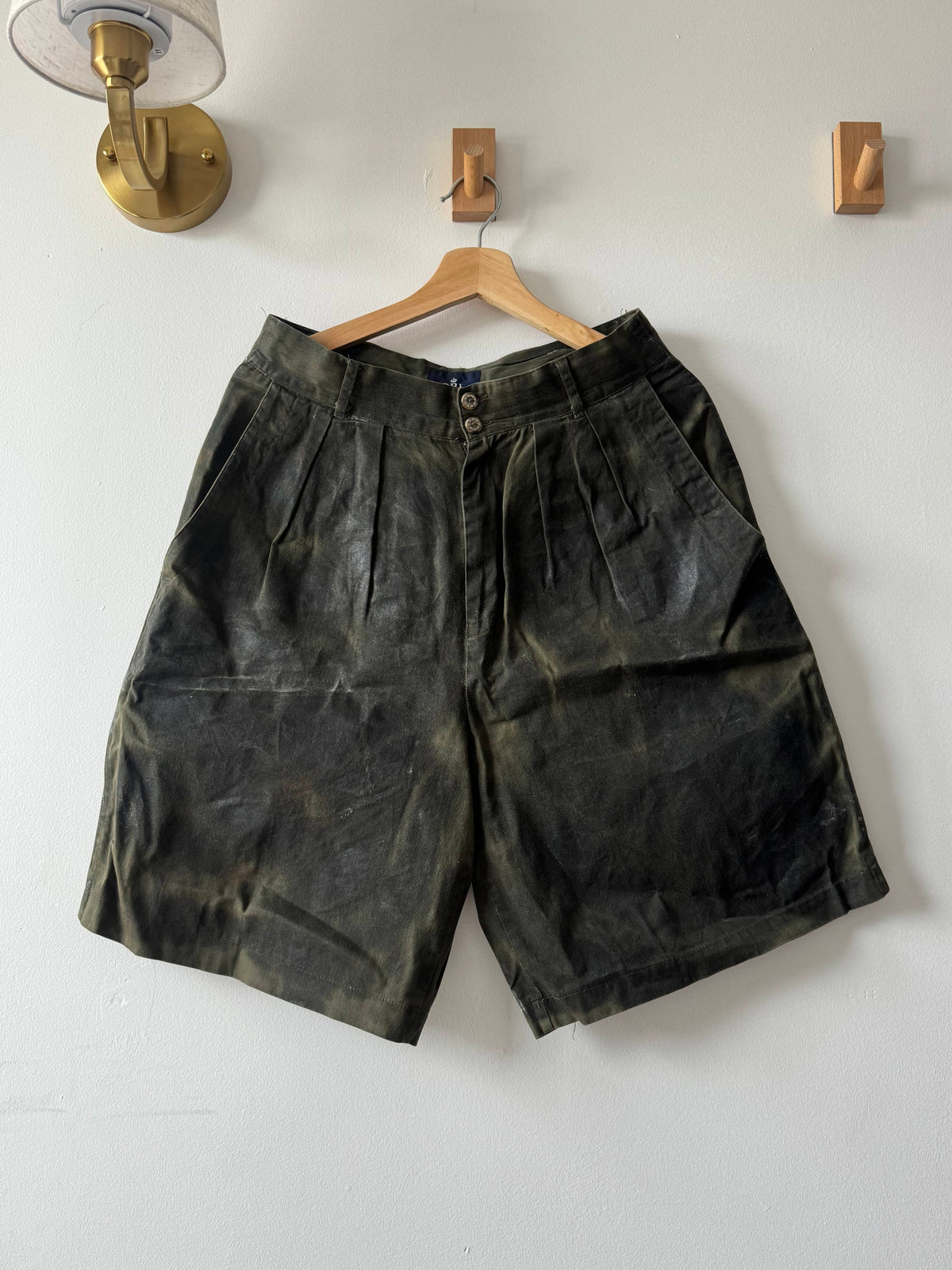 OBE Vintage Waxed Cotton Shorts