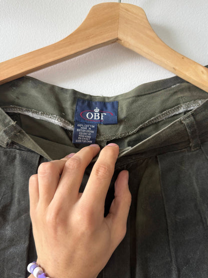 OBE Vintage Waxed Cotton Shorts