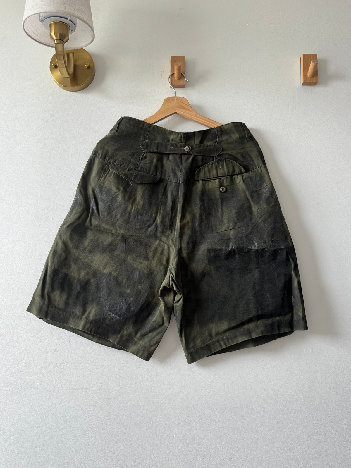 OBE Vintage Waxed Cotton Shorts