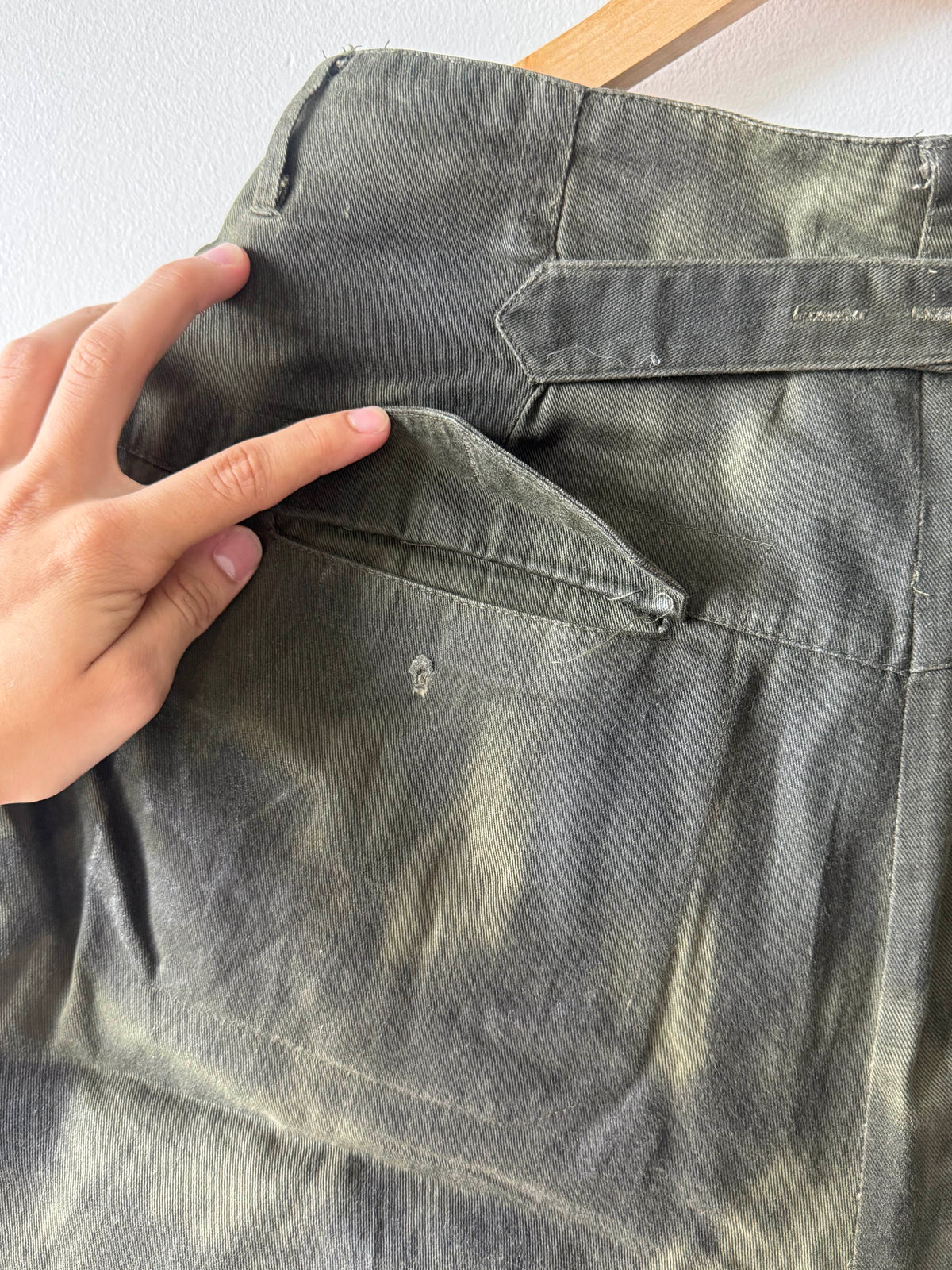 OBE Vintage Waxed Cotton Shorts